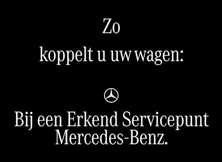 Koppel uw wagen bij een Erkend Servicepunt Mercedes-Benz.